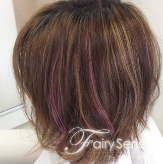 ニュアンスメッシューマカロンピンク